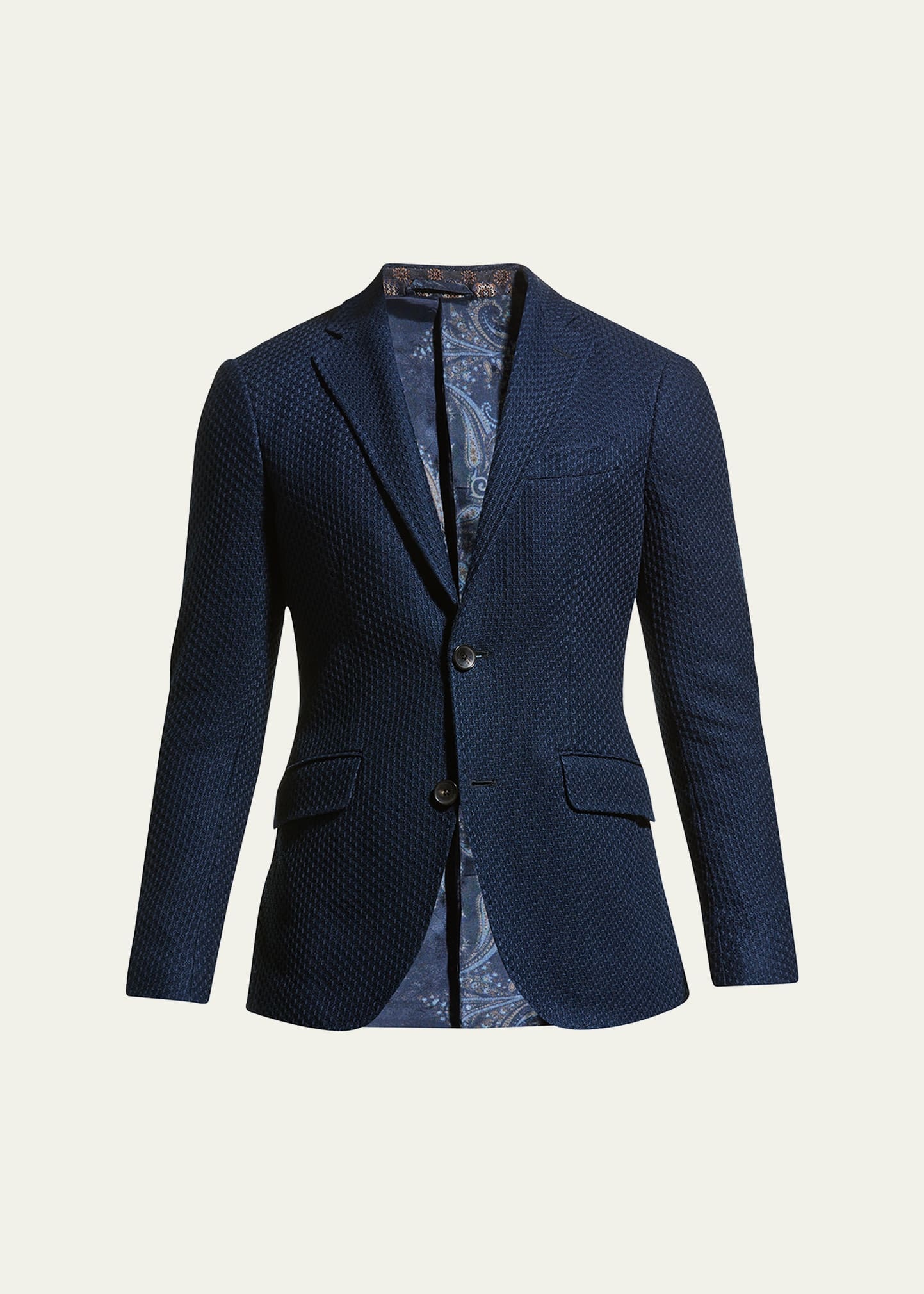 Men's Basic Knit Blazer - 1