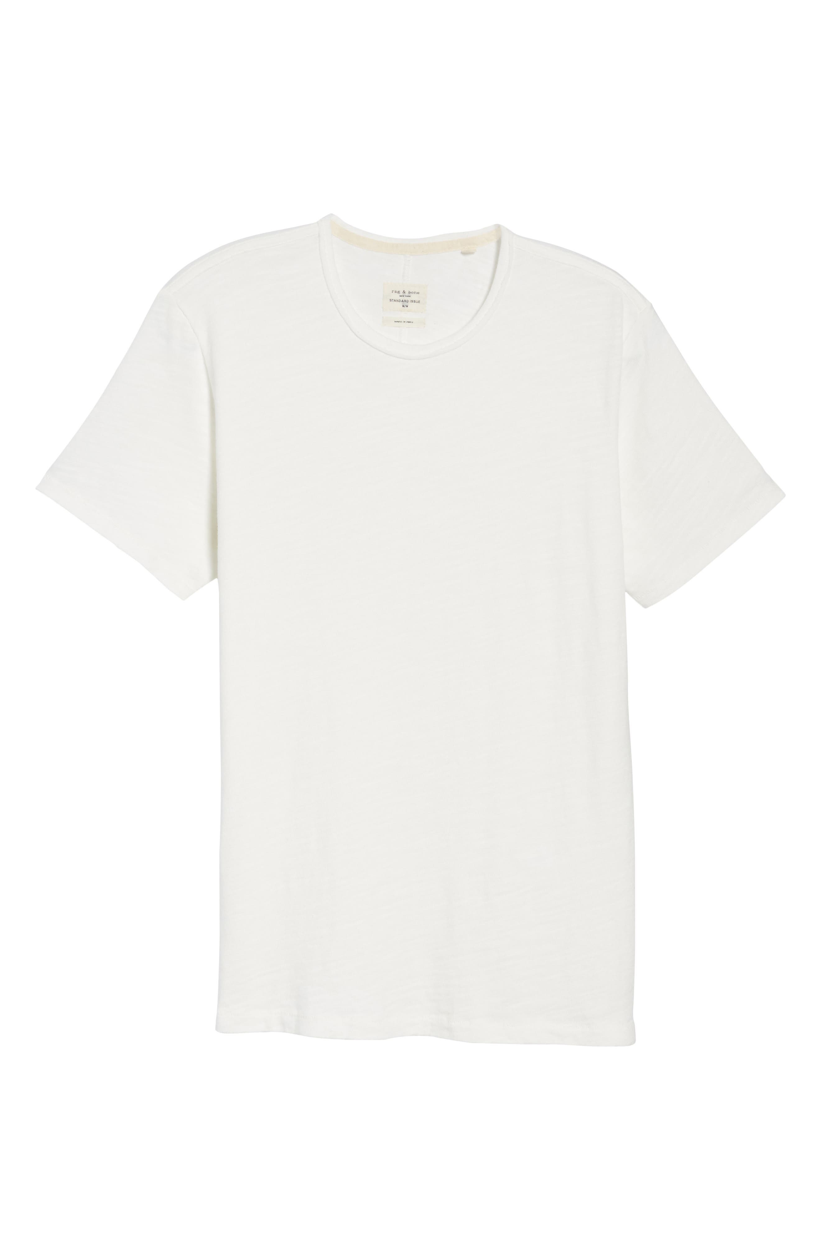 Slim Fit Slubbed Cotton T-Shirt - 5