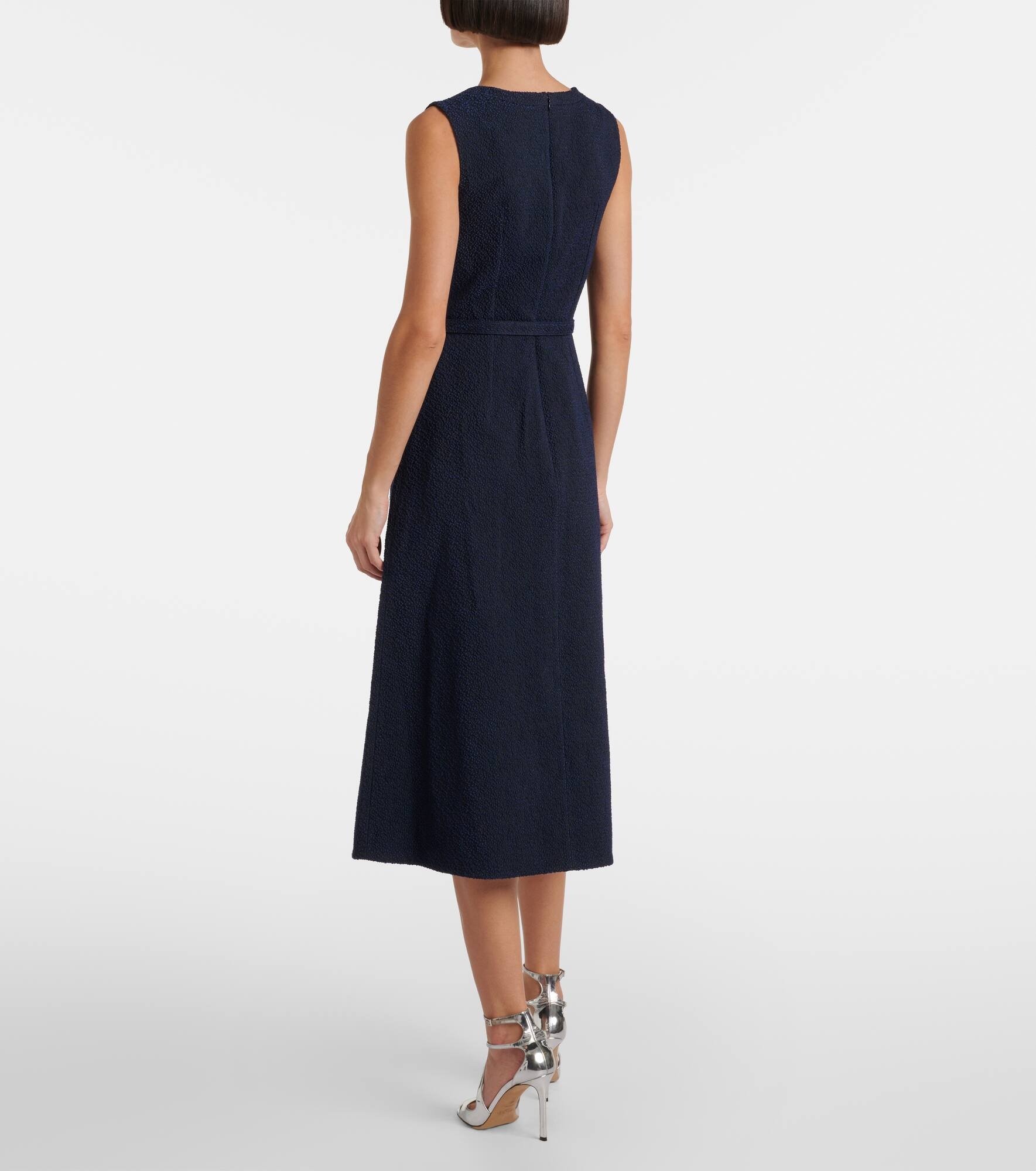 Pinah cotton-blend bouclé midi dress - 3