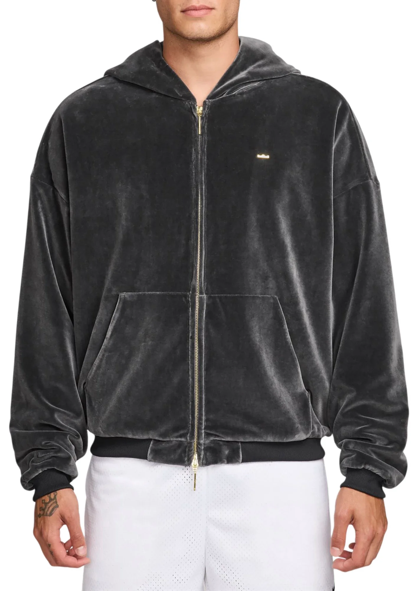 Nike Men's LeBron James Velour Full-Zip Hoodie - 1