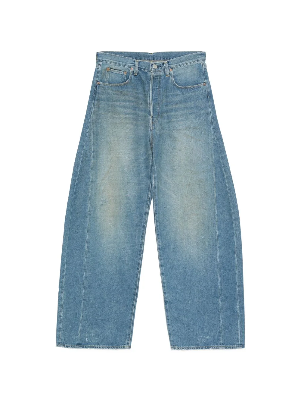 Deformation cotton jeans - 1