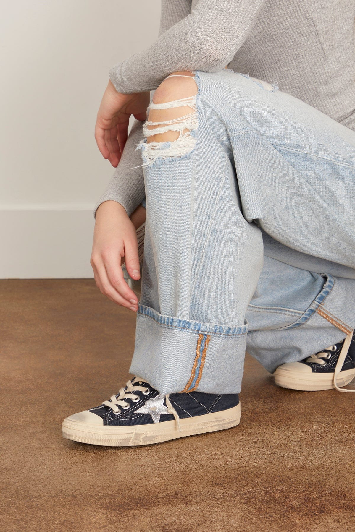 V-Star 2 Sneaker in Navy/Silver - 2