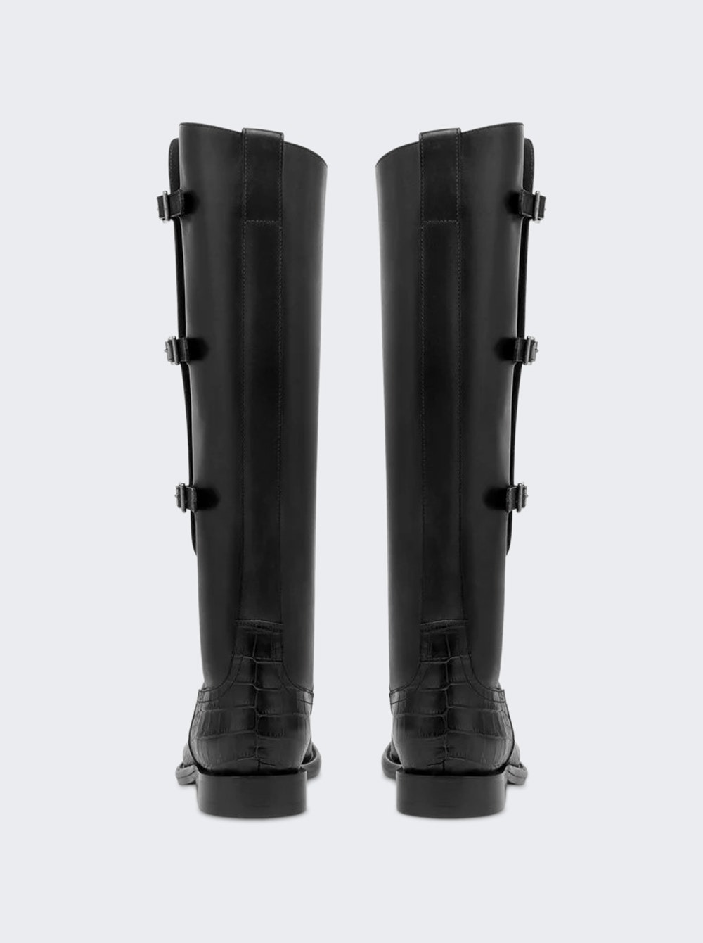 Montana Buckle Boot Black - 3