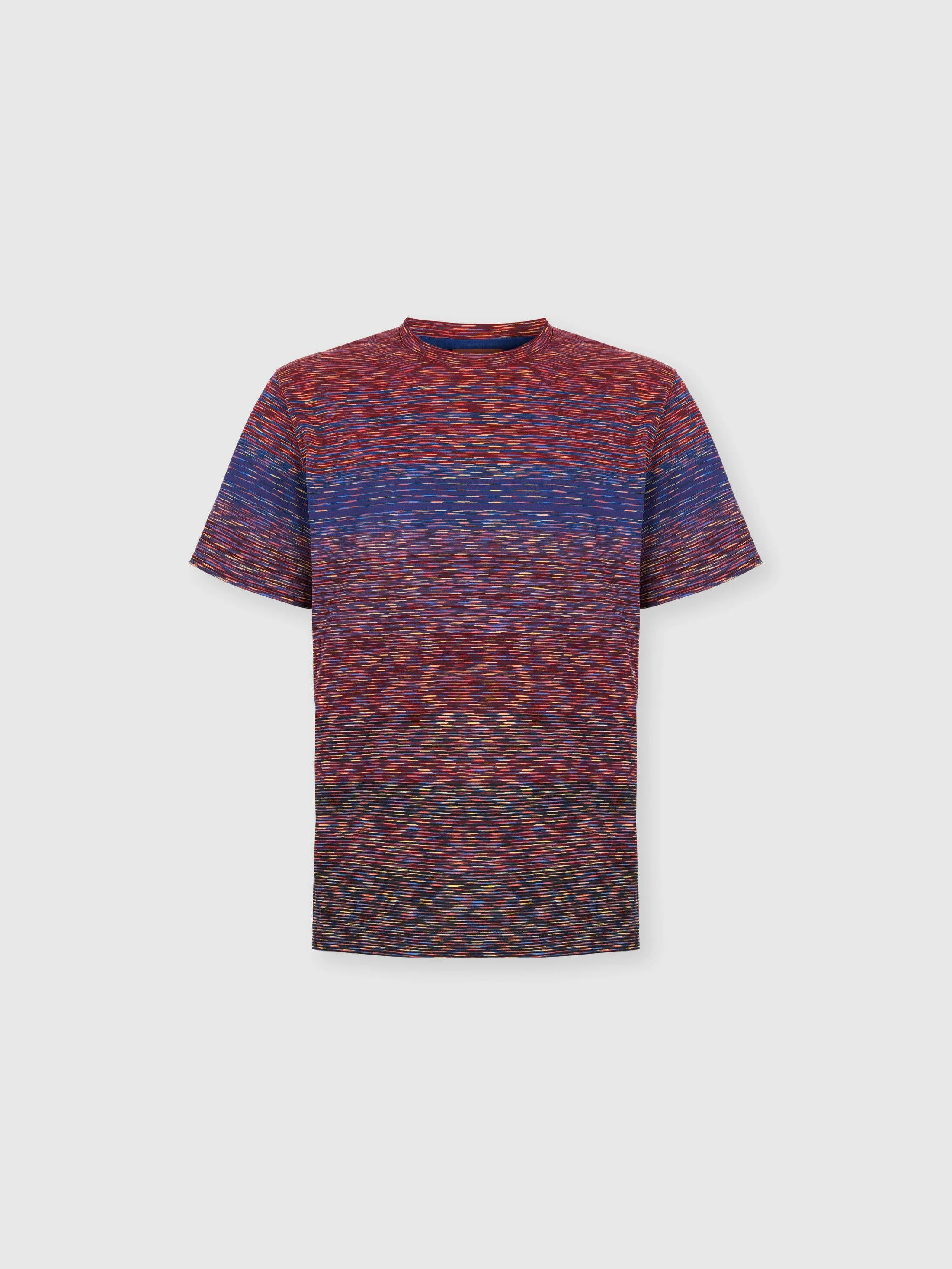 Missoni T-shirt With Faded Flame Pattern in Burgundy & Blue at Nordstrom - 1