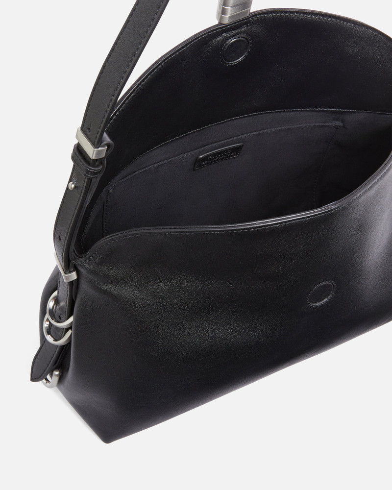 MEDIUM LEATHER SADDLE BAG SHOULDER BAG 4
