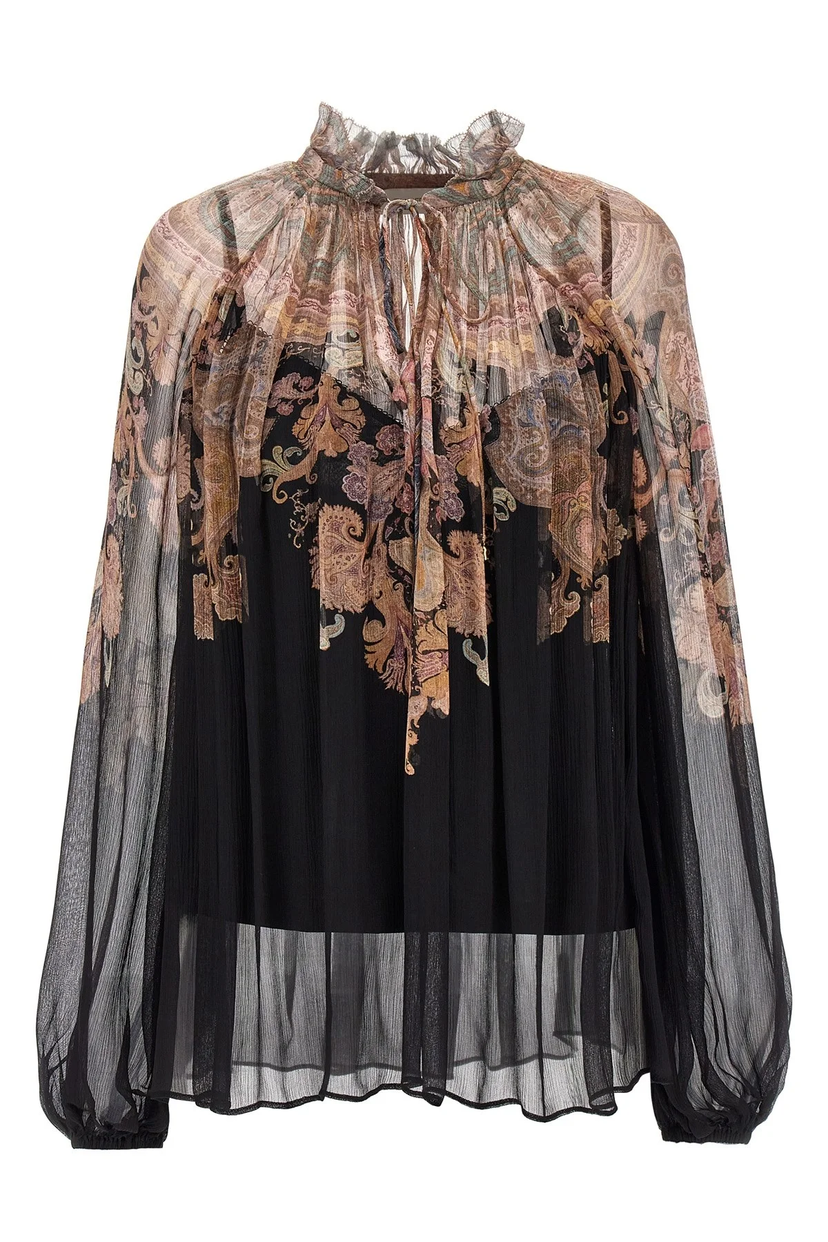 'Illustration Billow' Blouse - 1
