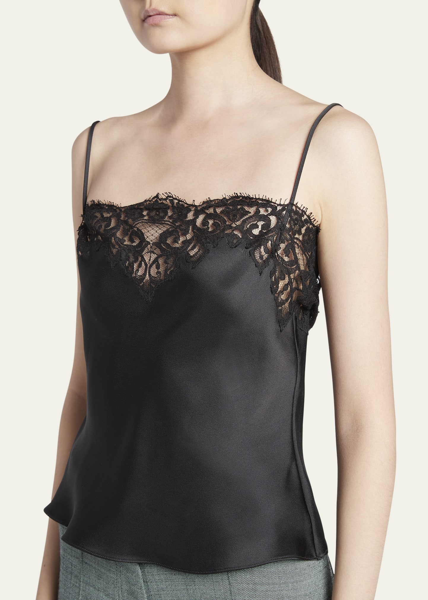 Lace Slip Tank Top - 5