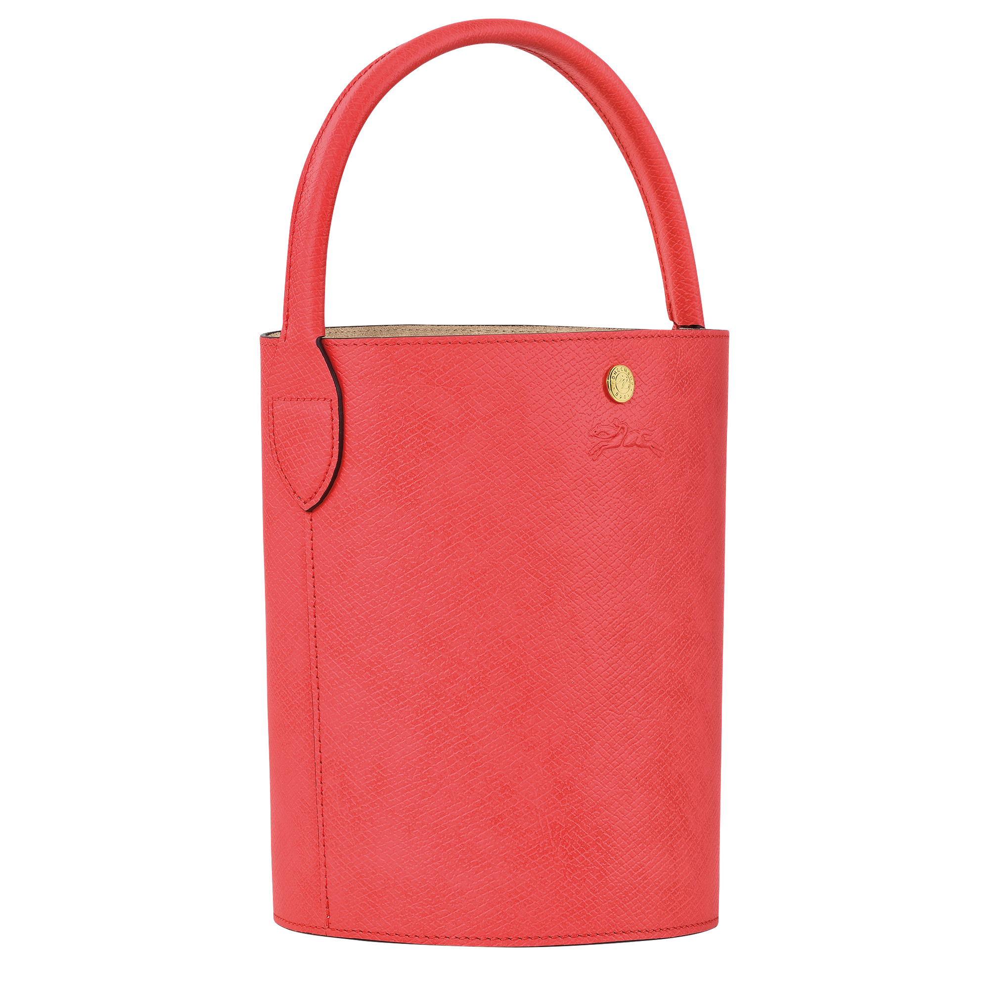 Épure S Bucket bag Strawberry - Leather - 3