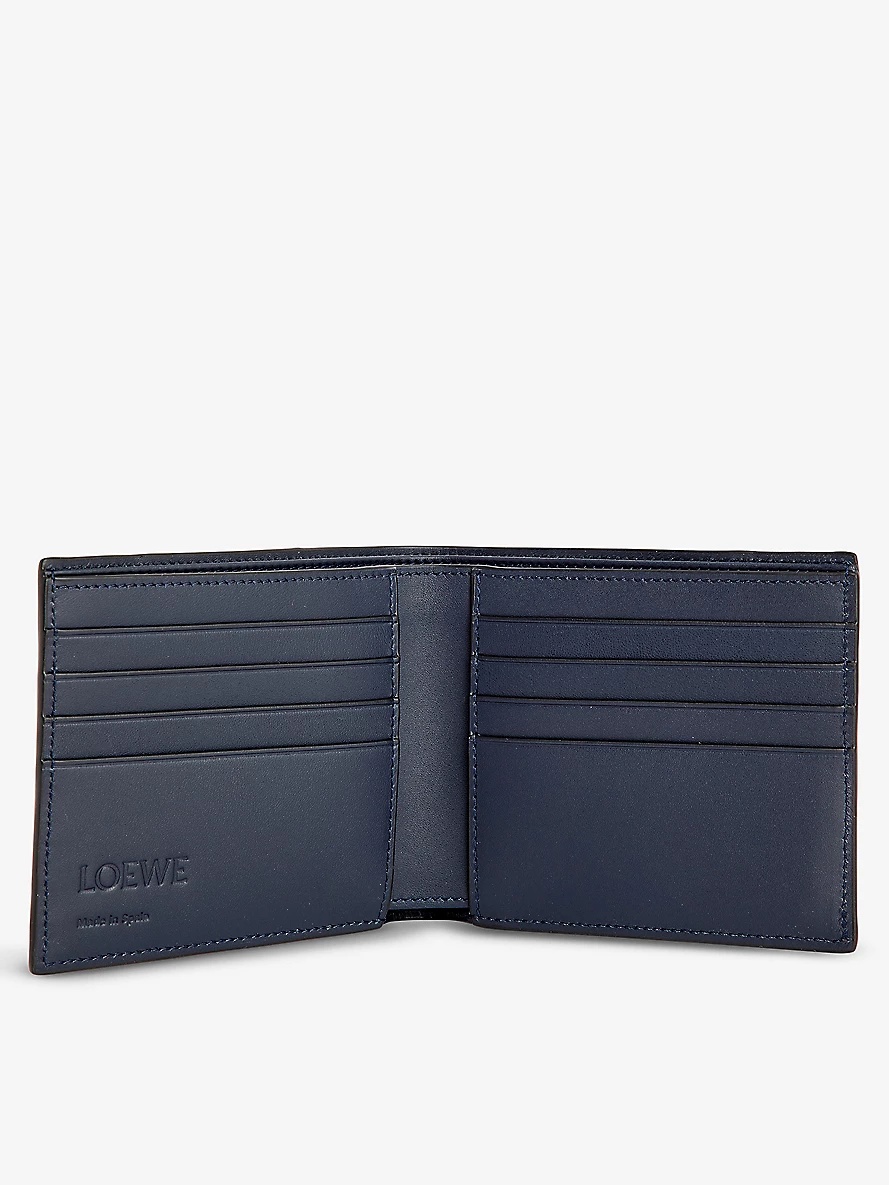 Puzzle Edge brand-debossed leather wallet - 4