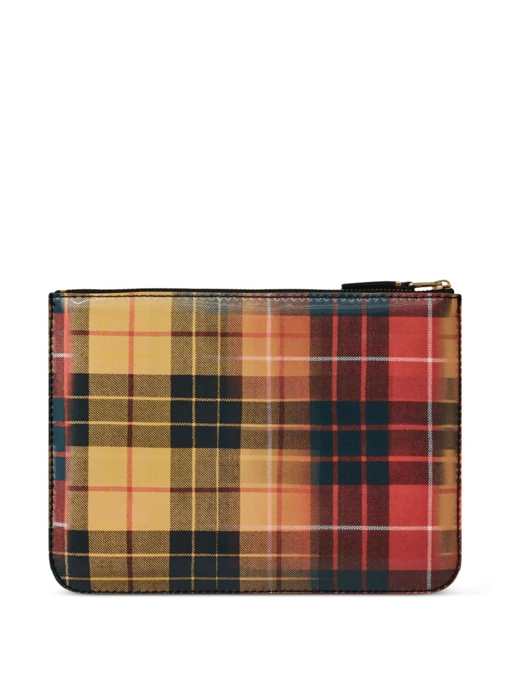 plaid-pattern wallet - 2