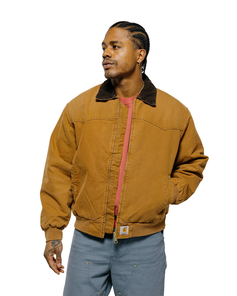 Carhartt WIP Carhartt W.I.P. OG Santa Fe Jacket Hamilton Brown/Tobacco Grind Wash outlook