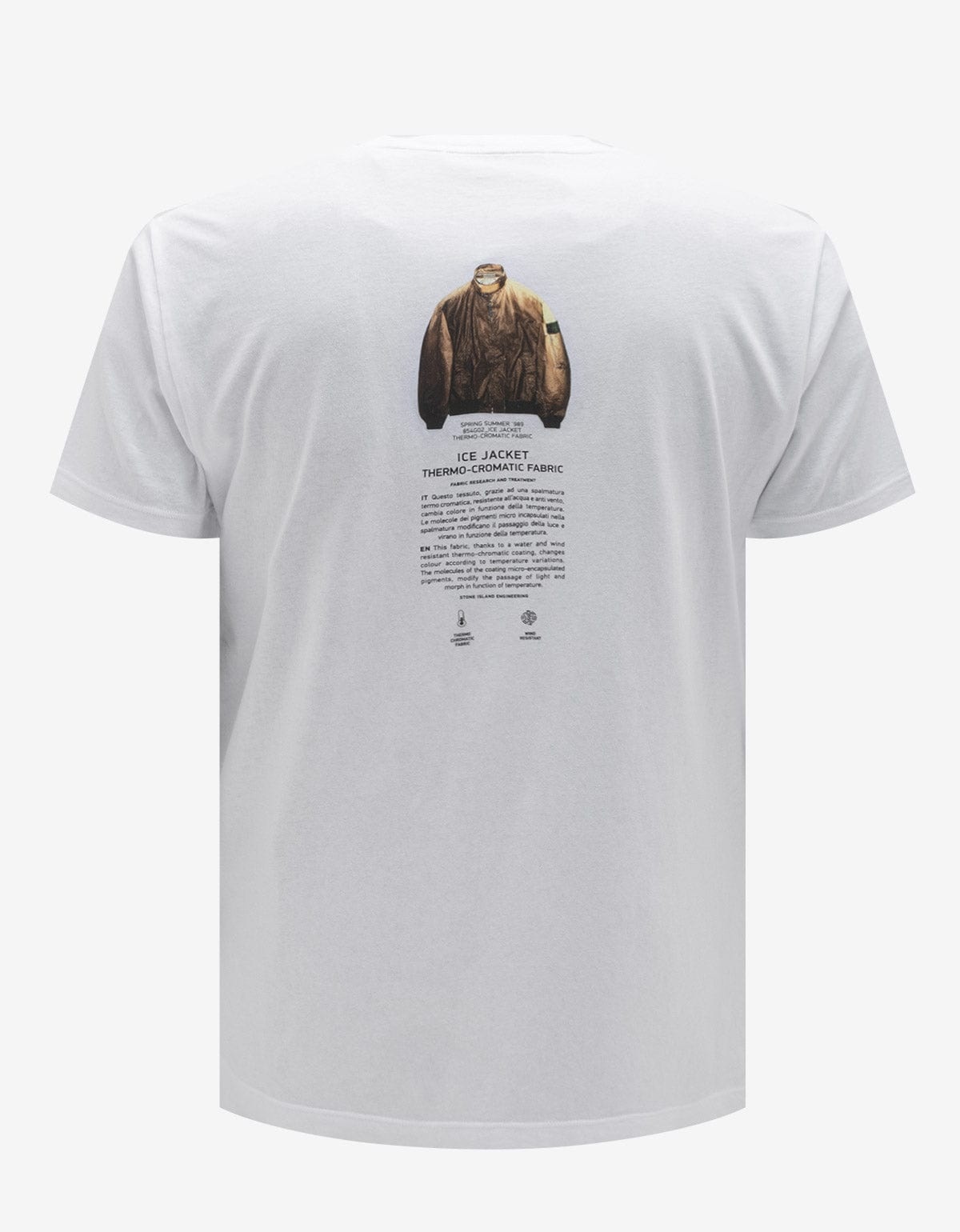 ★人気★【STONE 】★2NS91 'ARCHIVIO' PRINT Tシャ.ツ★ Stone Island – Archivio T-Shirt White