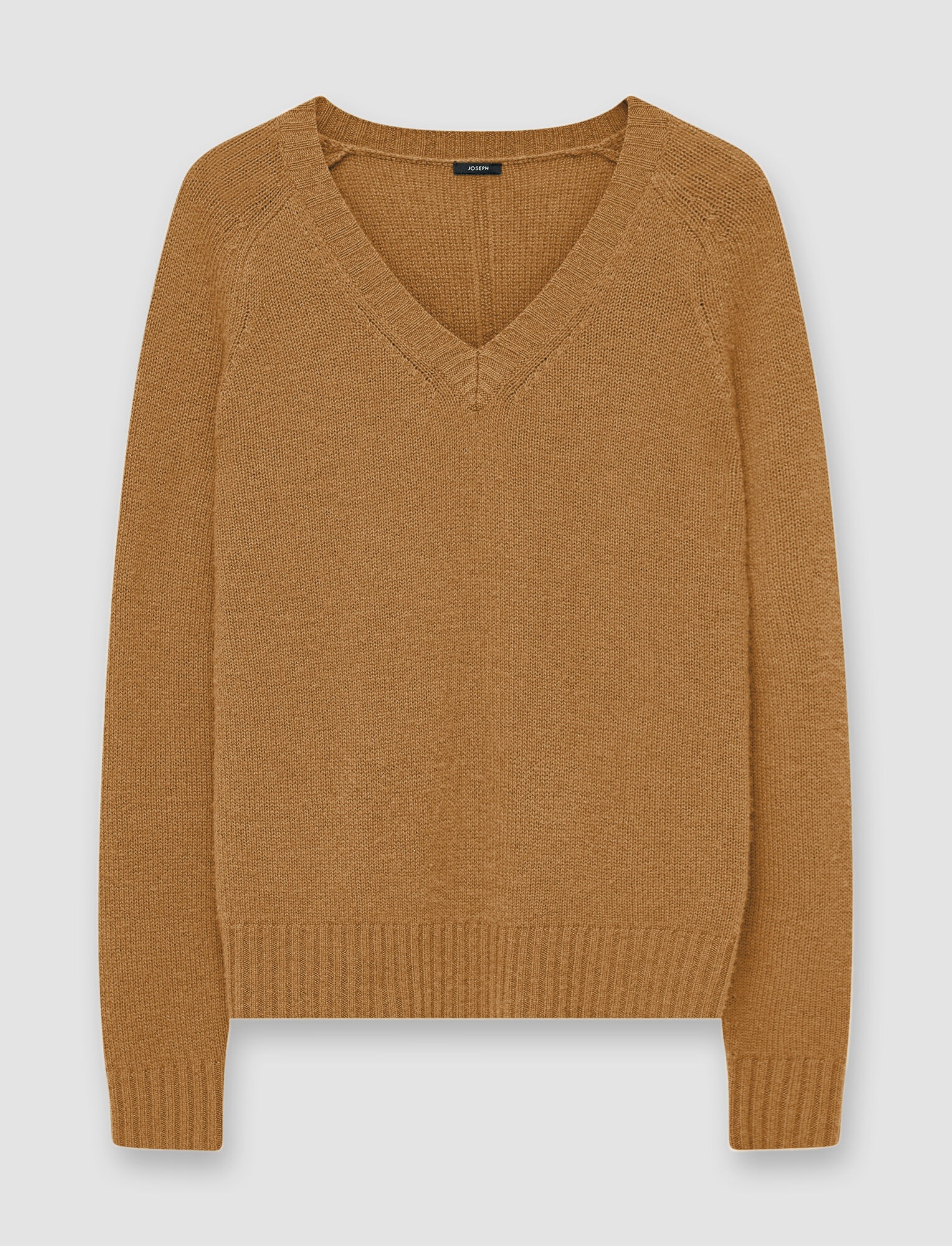 Open Cashmere V Neck Jumper - 1