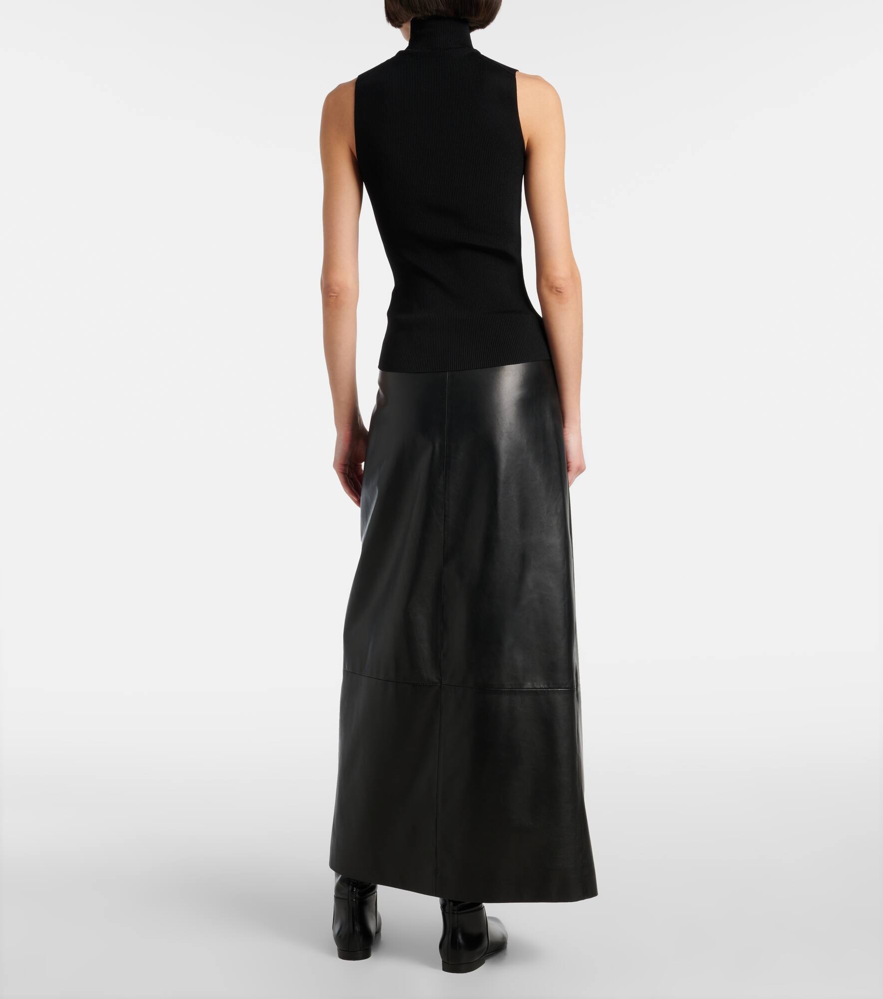 Benita ribbed-knit turtleneck top - 3