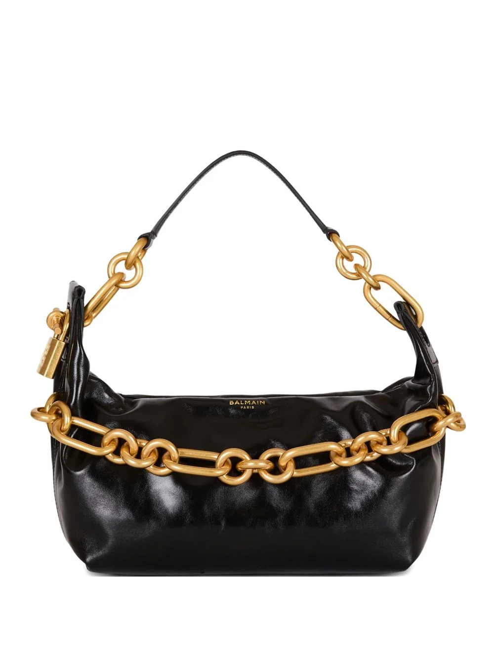 medium Sync padlock chain shoulder bag - 1