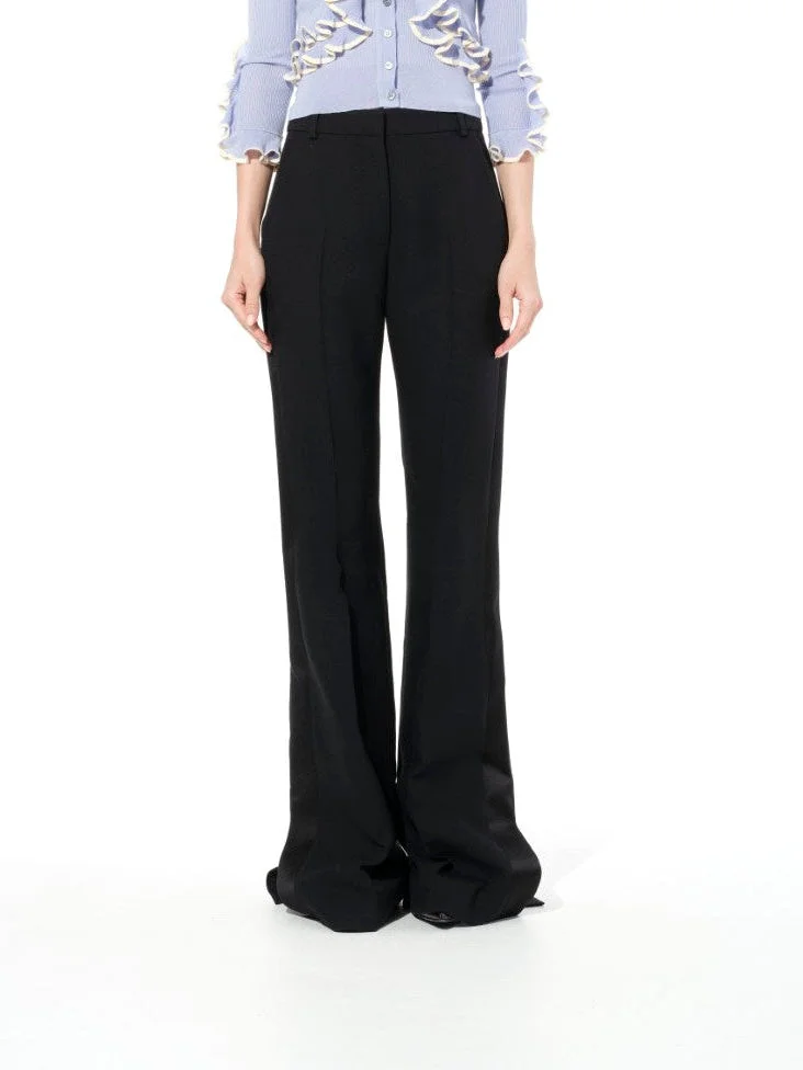 Alexander McQueen Light Wool Pant in Black - 1