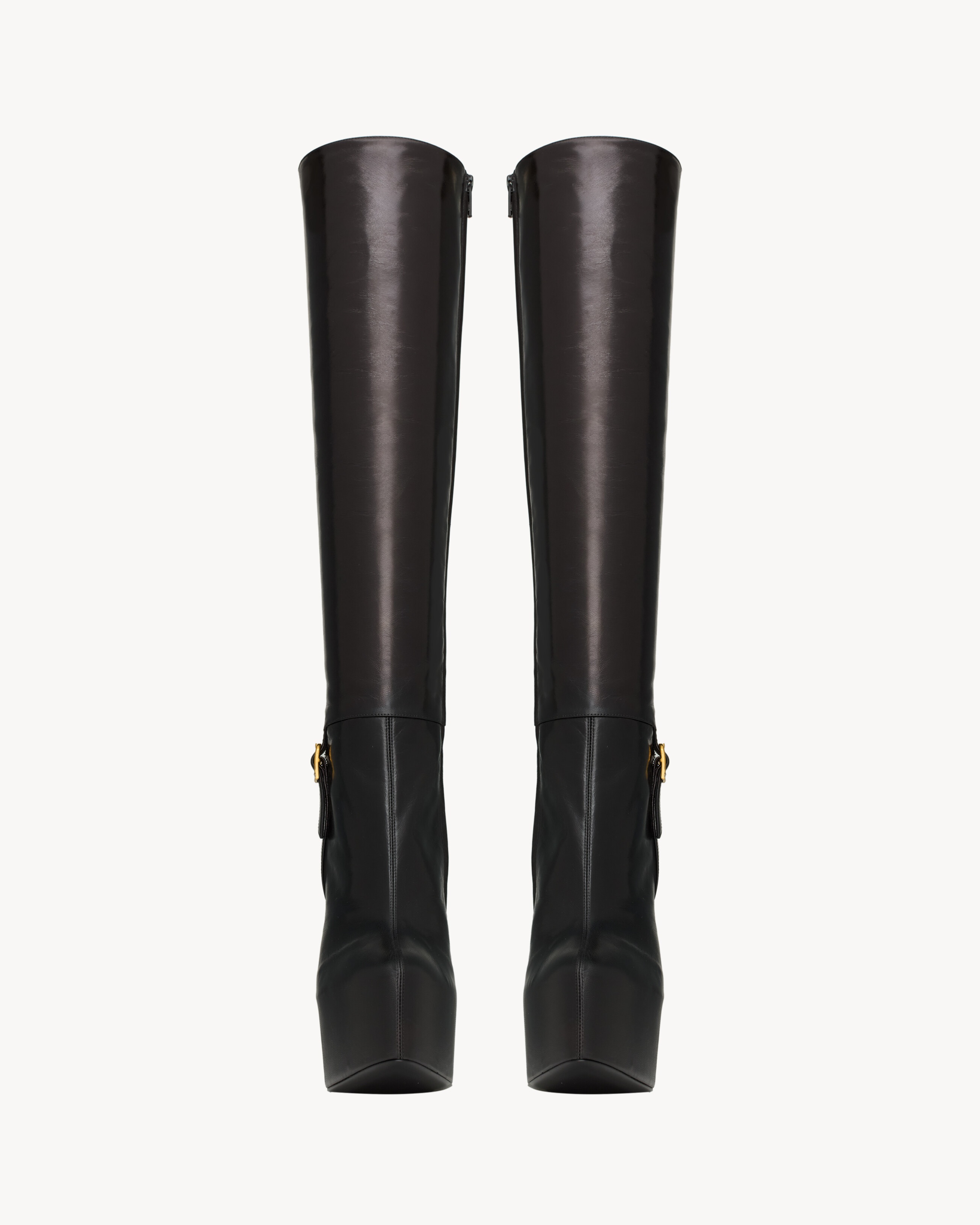 NICO PLATFORM BOOTS IN SMOOTH LEATHER - 2