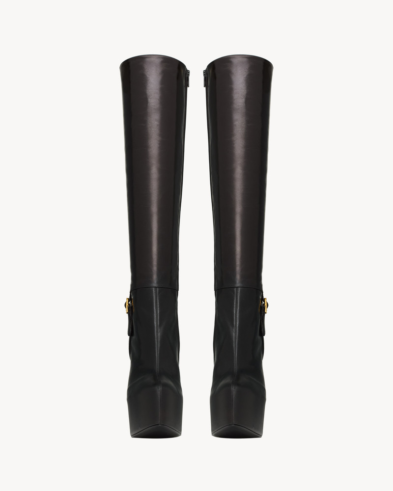 SAINT LAURENT NICO PLATFORM BOOTS IN SMOOTH LEATHER outlook
