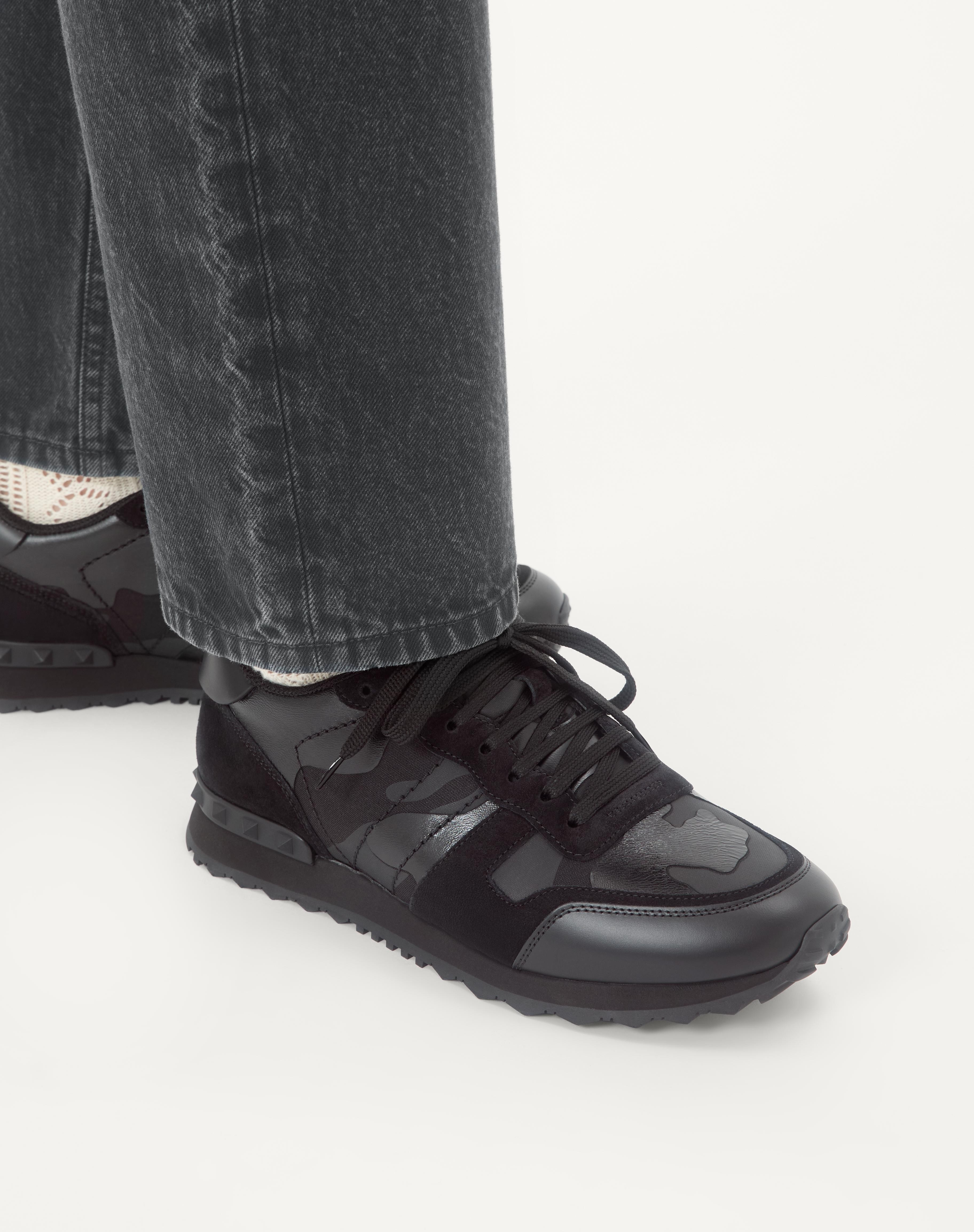 CAMOUFLAGE NOIR ROCKRUNNER SNEAKER - 2