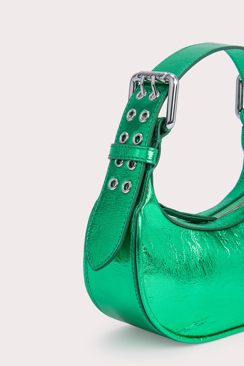 Mini Soho Clover Green Metallic Leather - 7