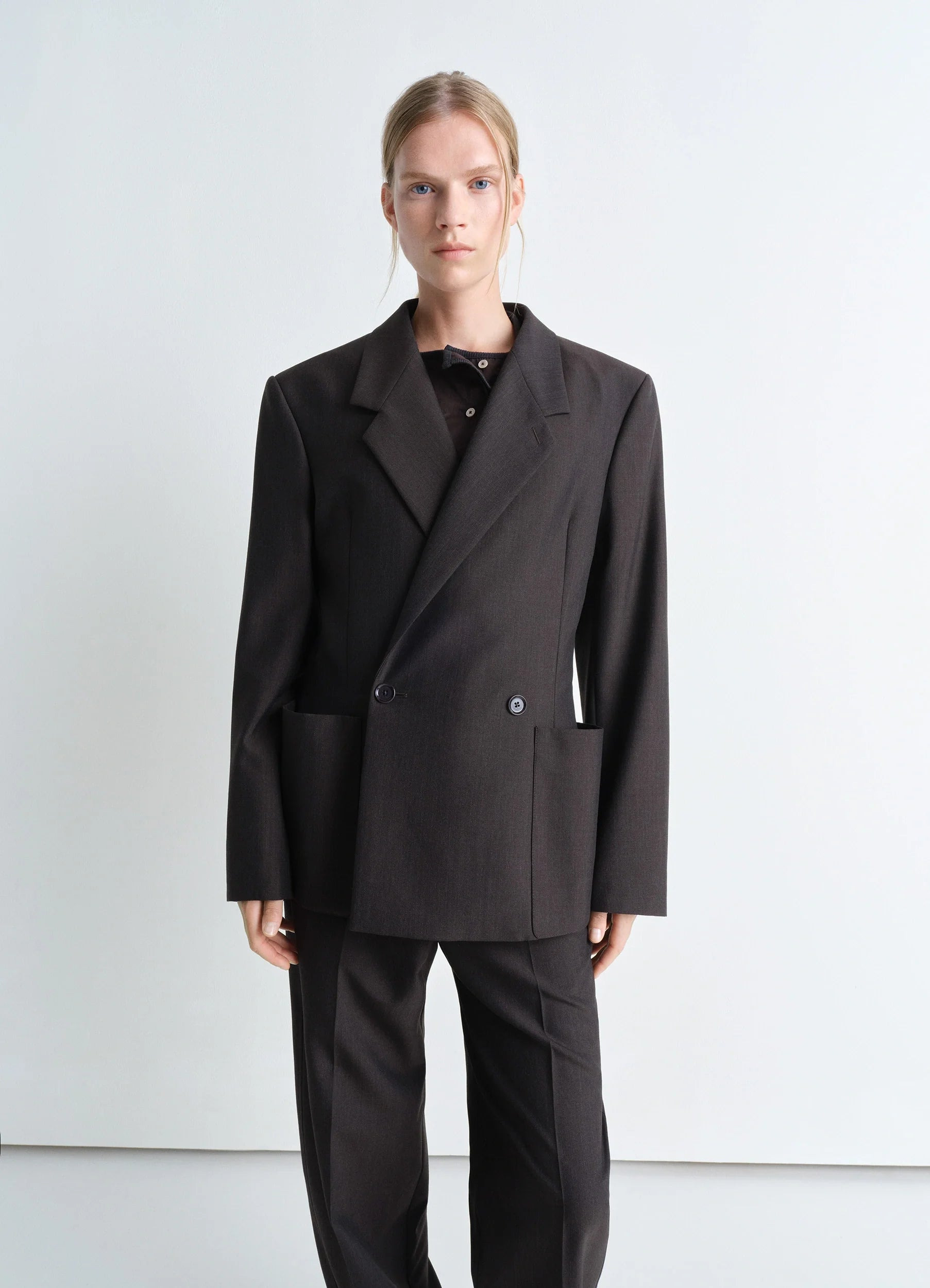 DOUBLE BREASTED TAILORED JACKET - 2