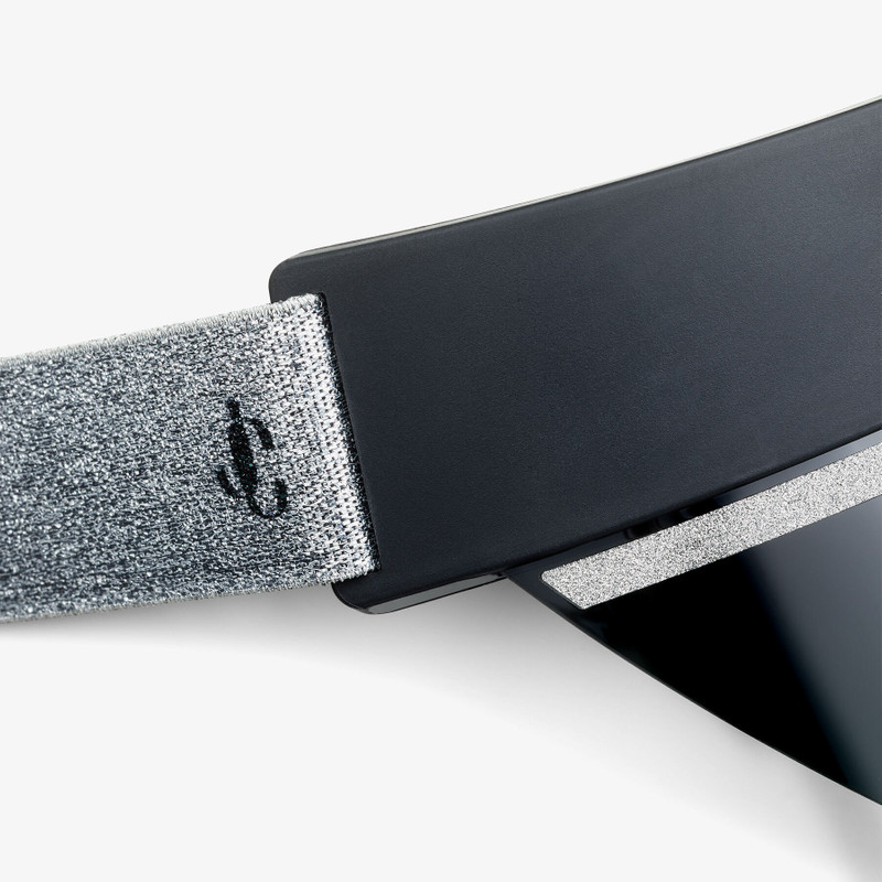 Calix
Black Rubber and Silver Glitter Visor 4