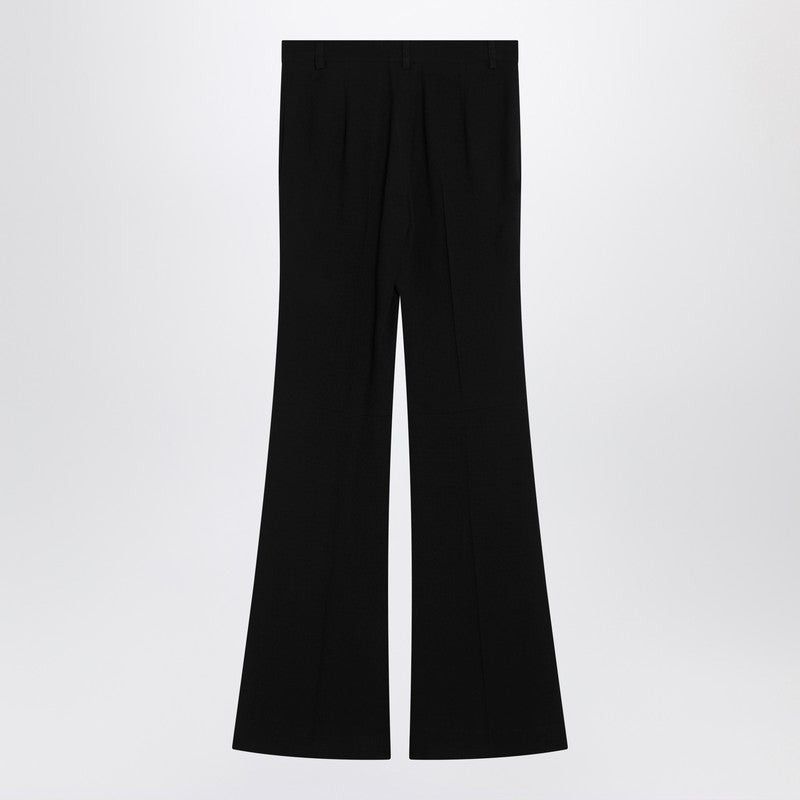 Balenciaga Black Flared Pants In Viscose Women - 2