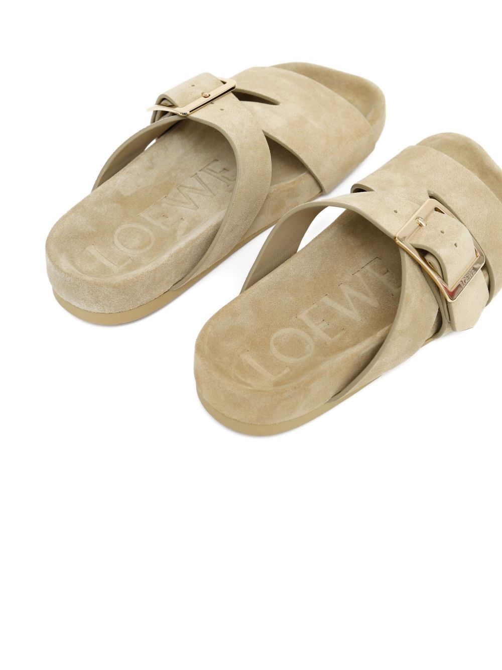 buckle strap sandals - 3