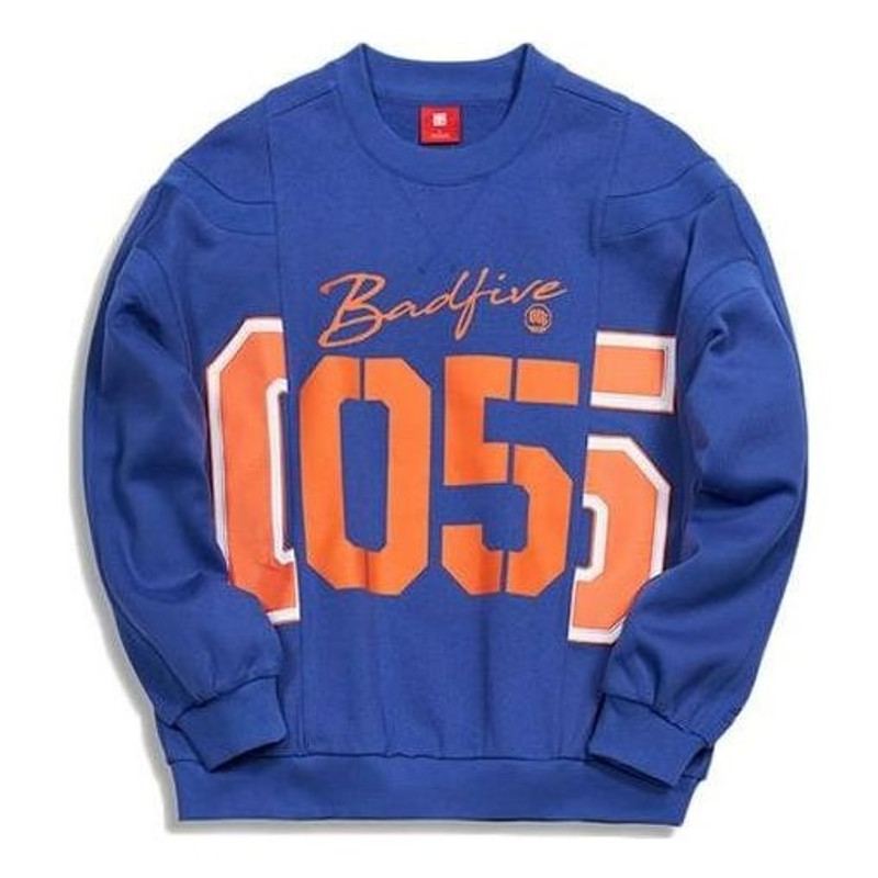 Li-Ning Paris fashion week Loose Pullover 'Blue' AWDQ629-1 - 1