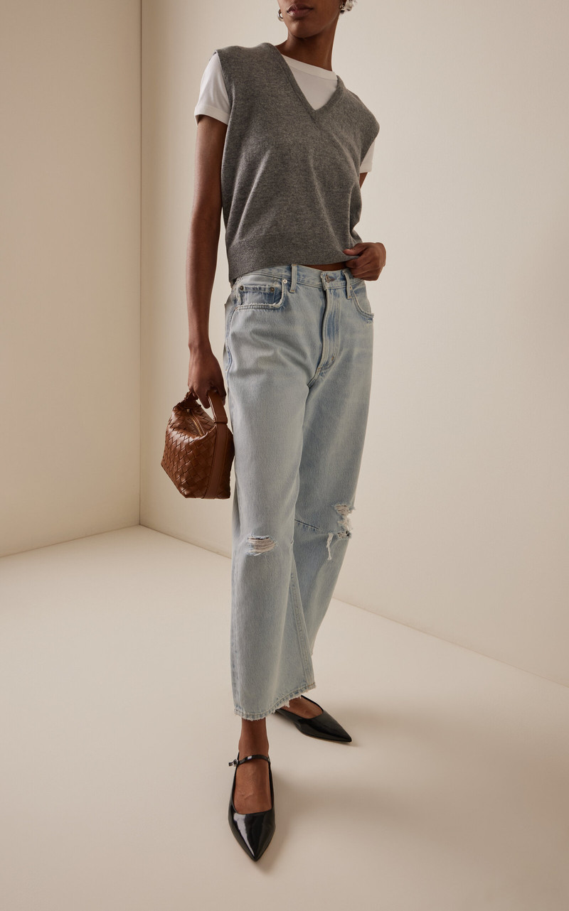 Citizens of Humanity Miro Rigid High-Rise Barrel-Leg Jeans light wash outlook