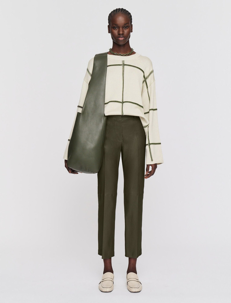 JOSEPH Leather Stretch Coleman Trousers outlook