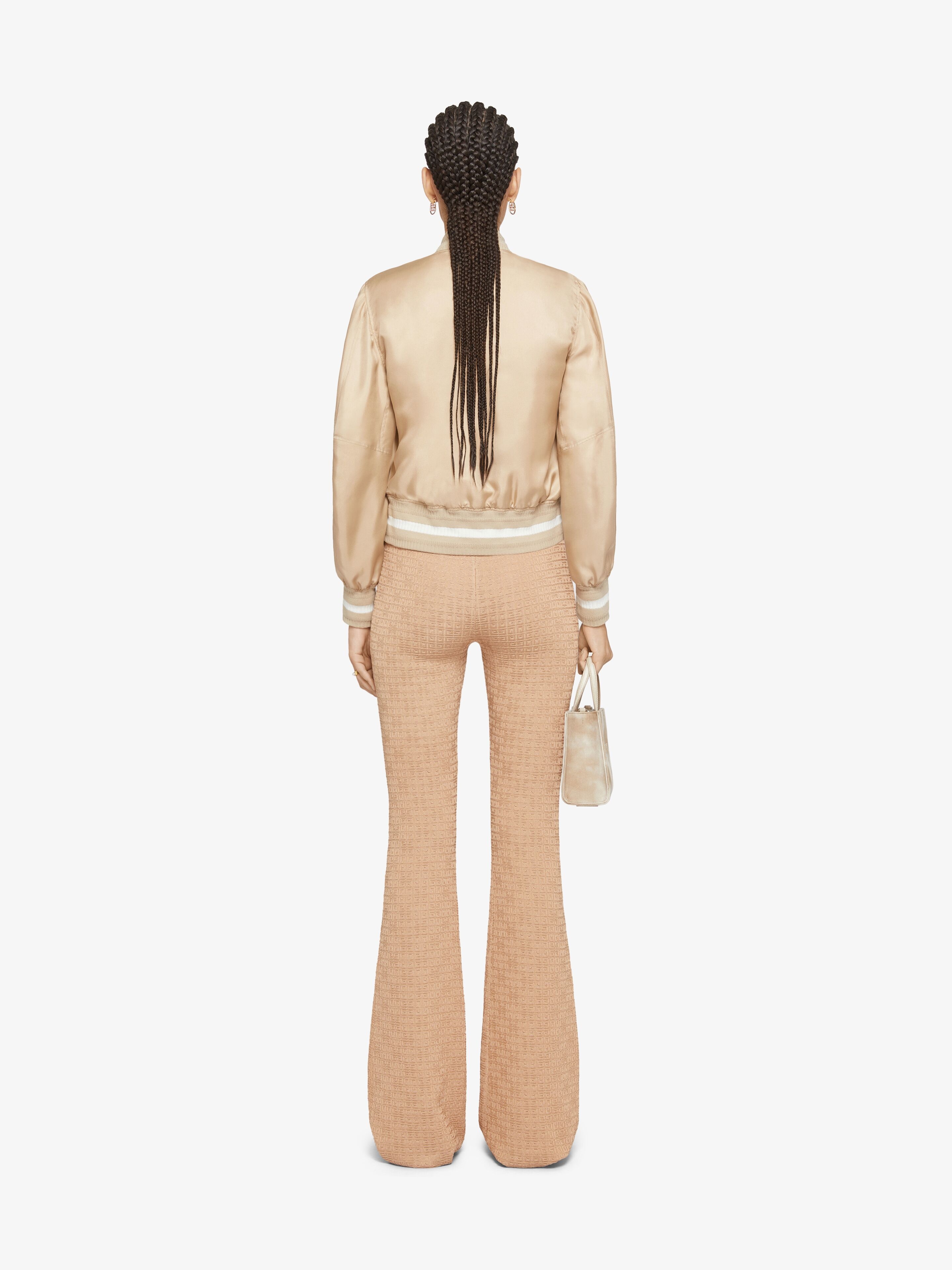 FLARE PANTS IN 4G MINI JACQUARD - 4