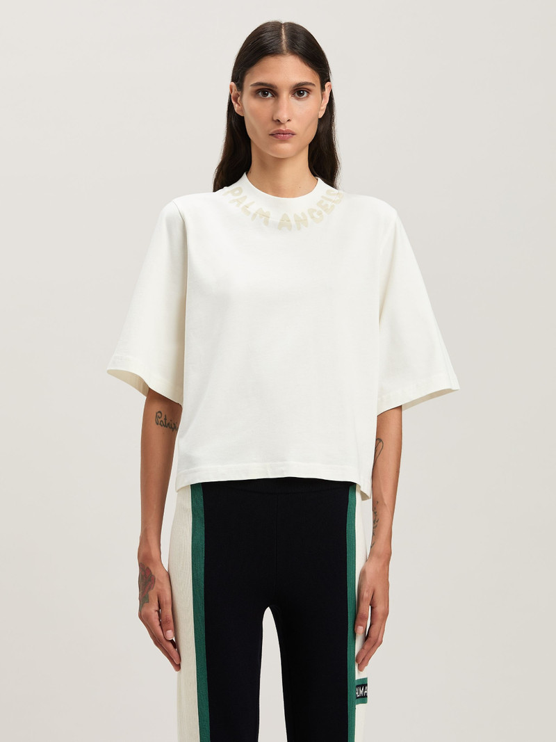 Curvedl Logo embroidered cropped sweatshirt 3