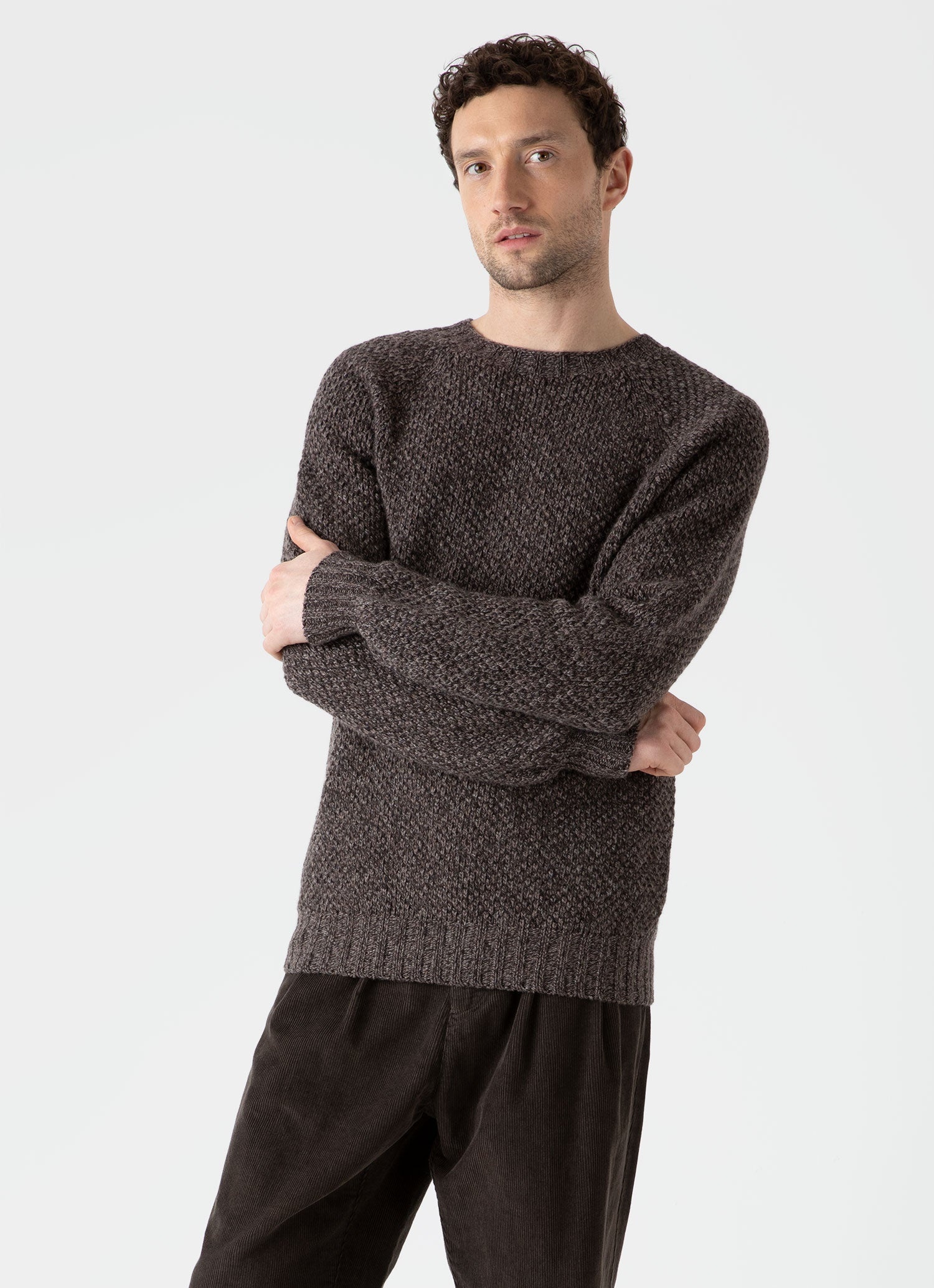 Lambswool Textured Jumper - 2