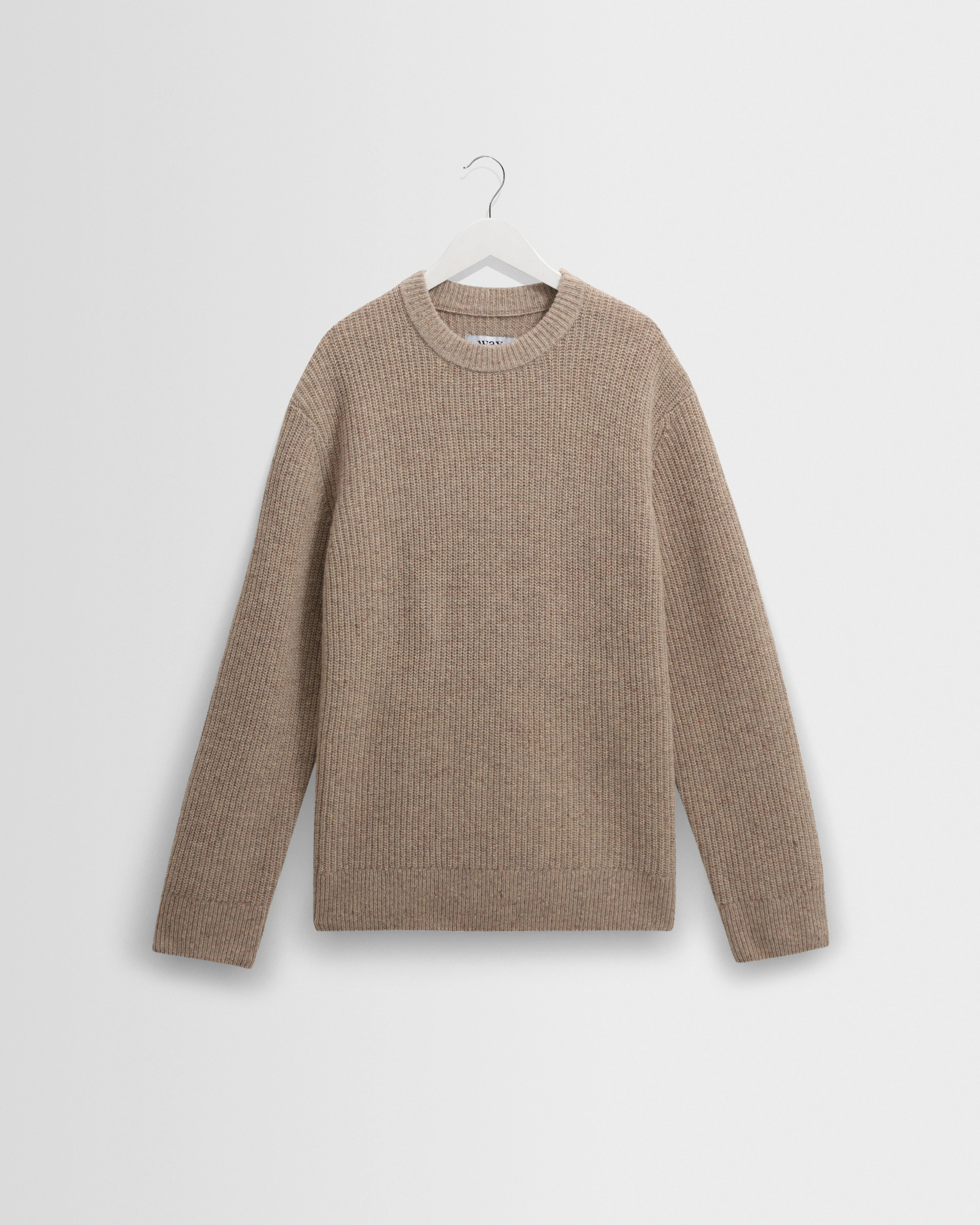 Wilde - Natural Donegal Wool Crewneck - 1