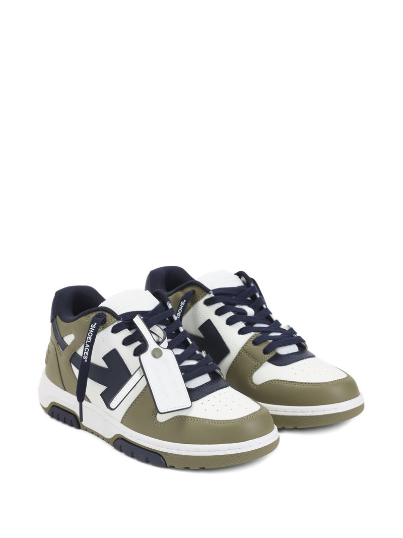 Off-White Out Of Office arrow-logo leather sneakers outlook