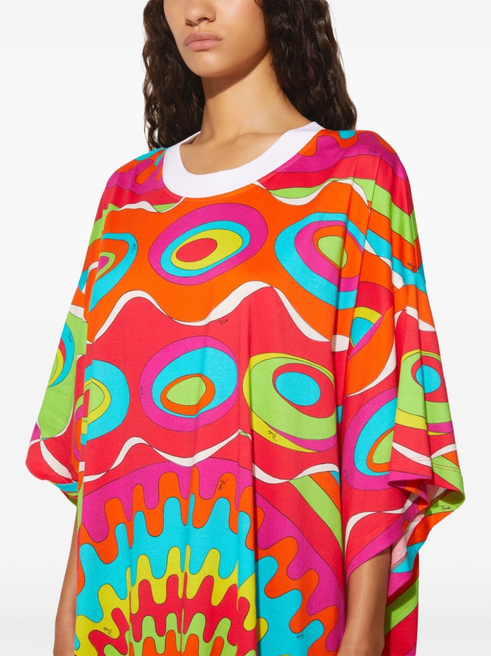 Bersaglio-print T-shirt maxidress - 5