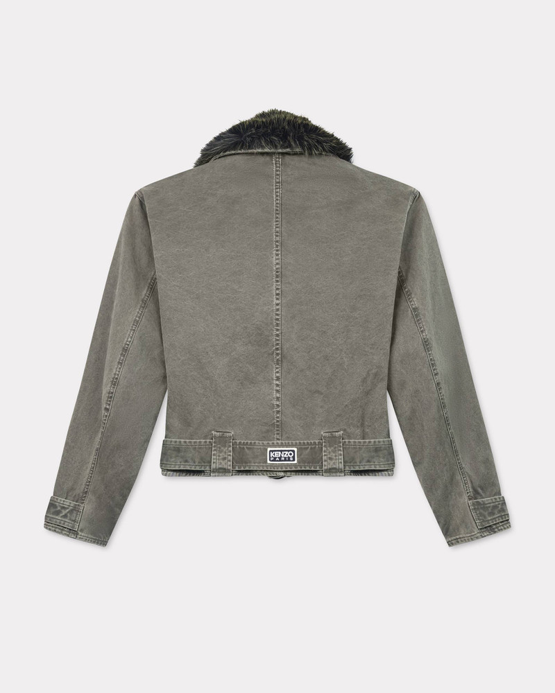 KENZO Bomber jacket in cotton canvas outlook