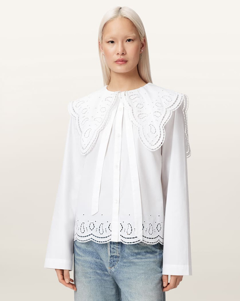 MARIE BROIDERIE REGULAR FIT SHIRT 6