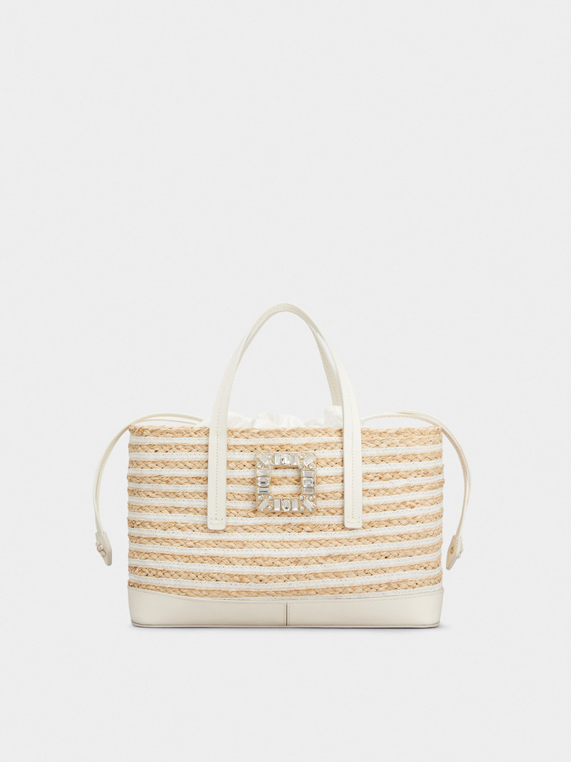 Viv' Skate Shopping Bag in raffia 1