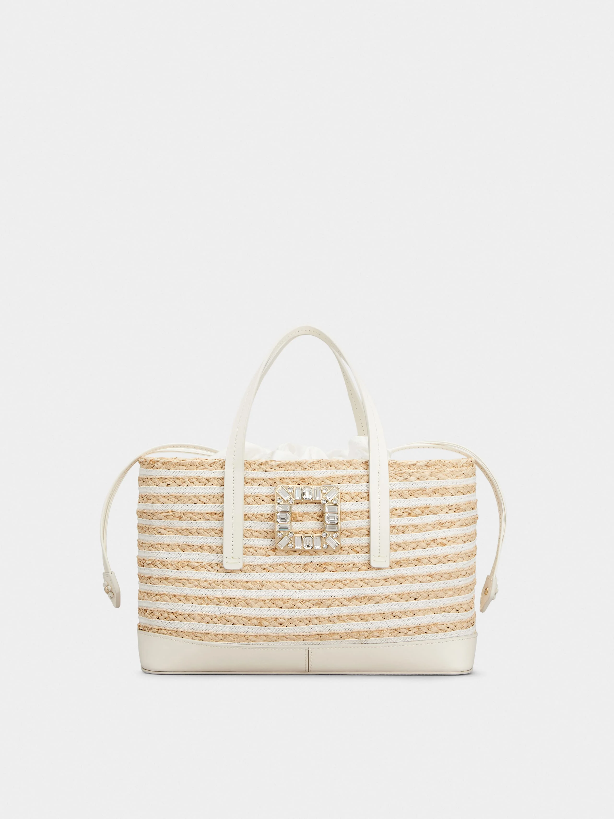 Viv' Skate Shopping Bag in raffia - 1