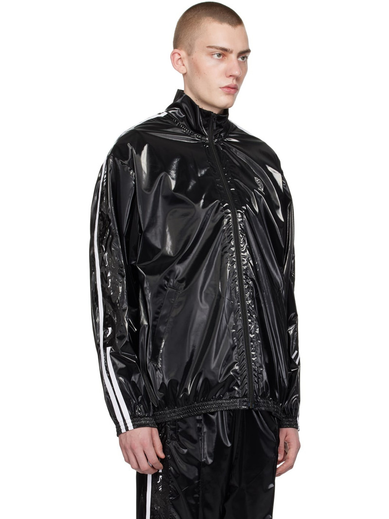 Black Embroidered Track Jacket 2