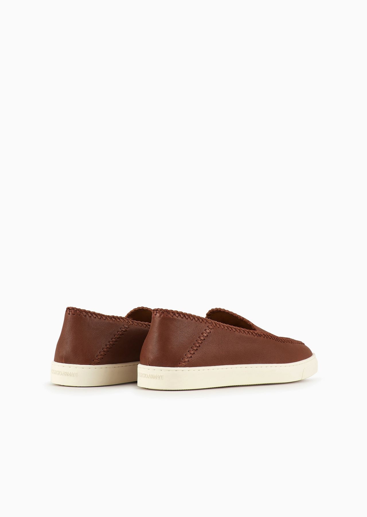 Galleria 3 nappa-leather slip-ons - 3