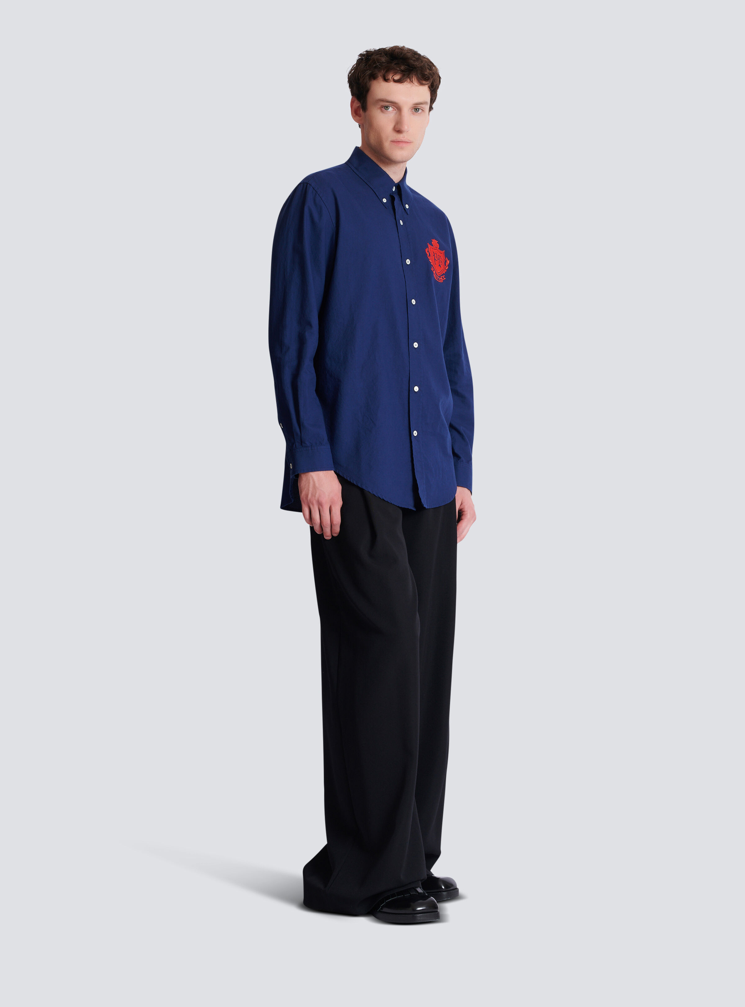 College Emblem shirt in Oxford cotton - 3