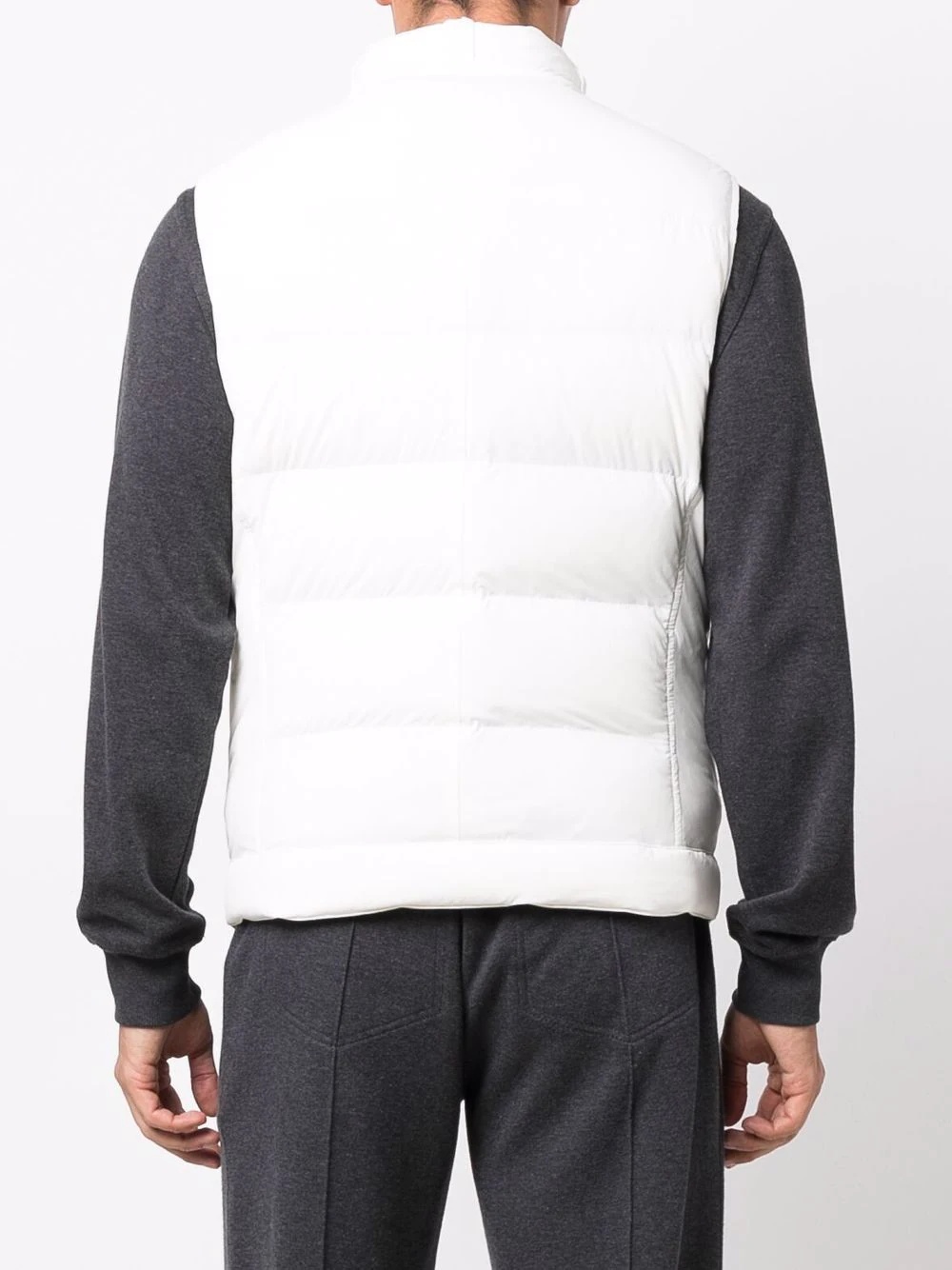 off-centre zipped up gilet - 4