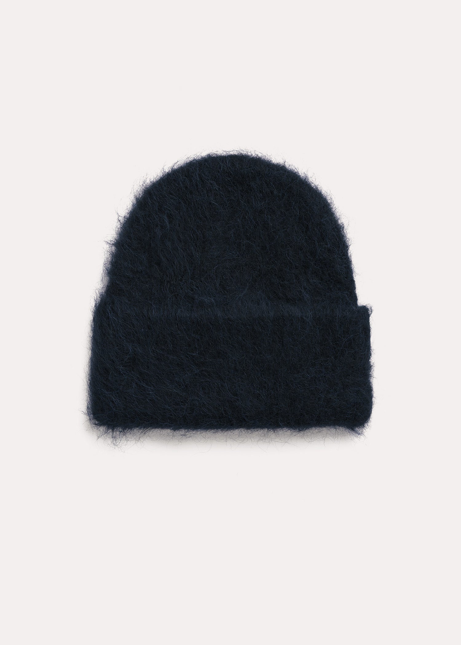 Alpaca knit beanie navy - 4