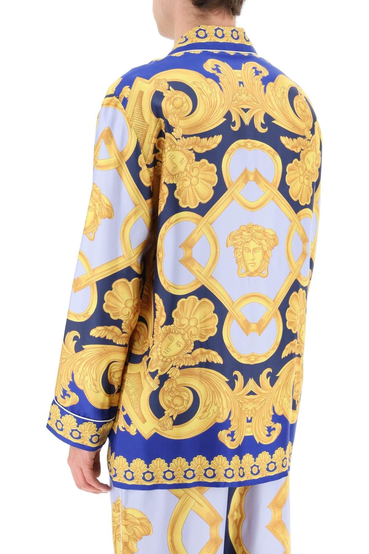 'BAROCCO 660' SILK PAJAMA SHIRT VERSACE - 4