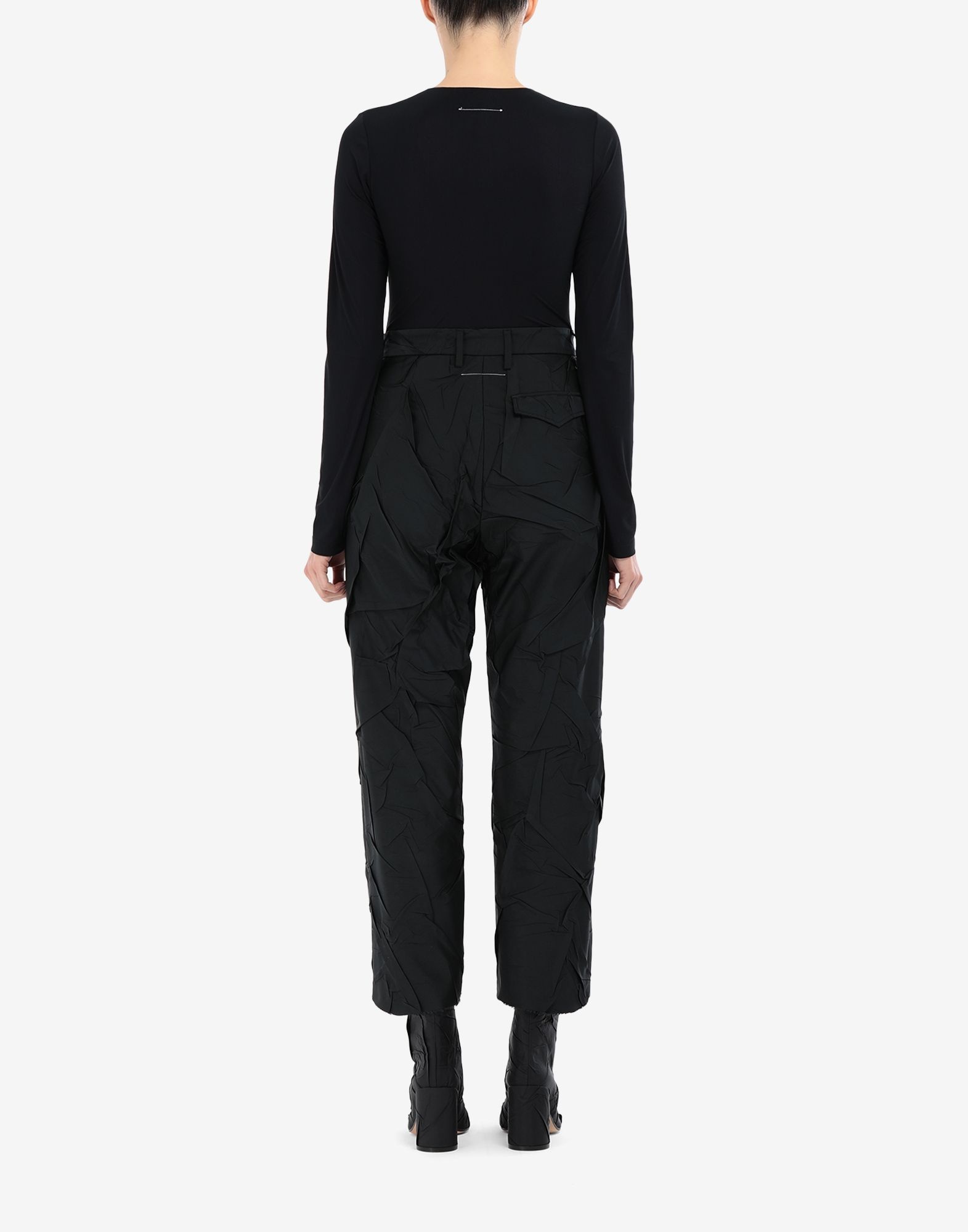 Crushed tailored trousers - 4