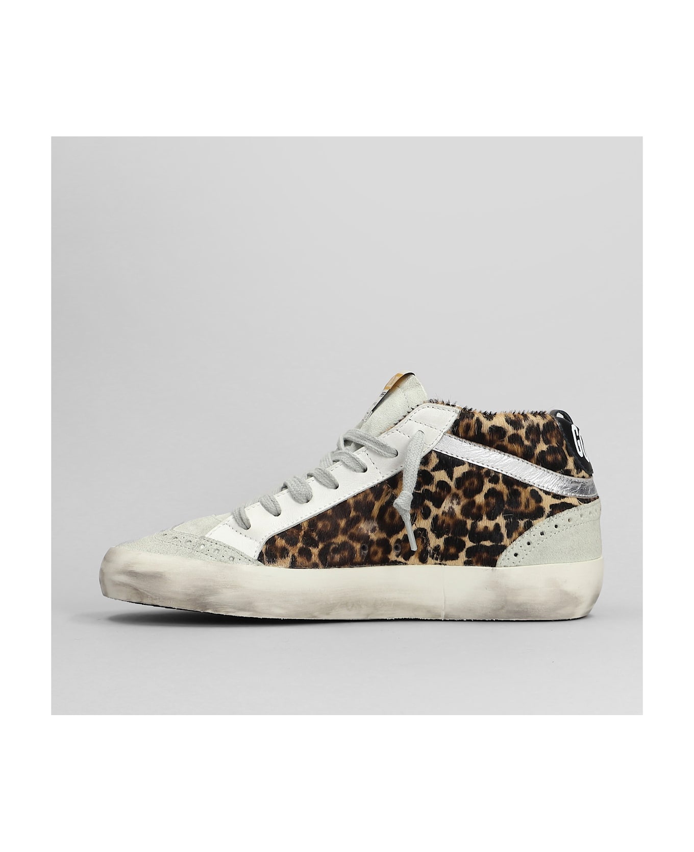 Mid Star Sneakers In Animalier Pony Skin - 3