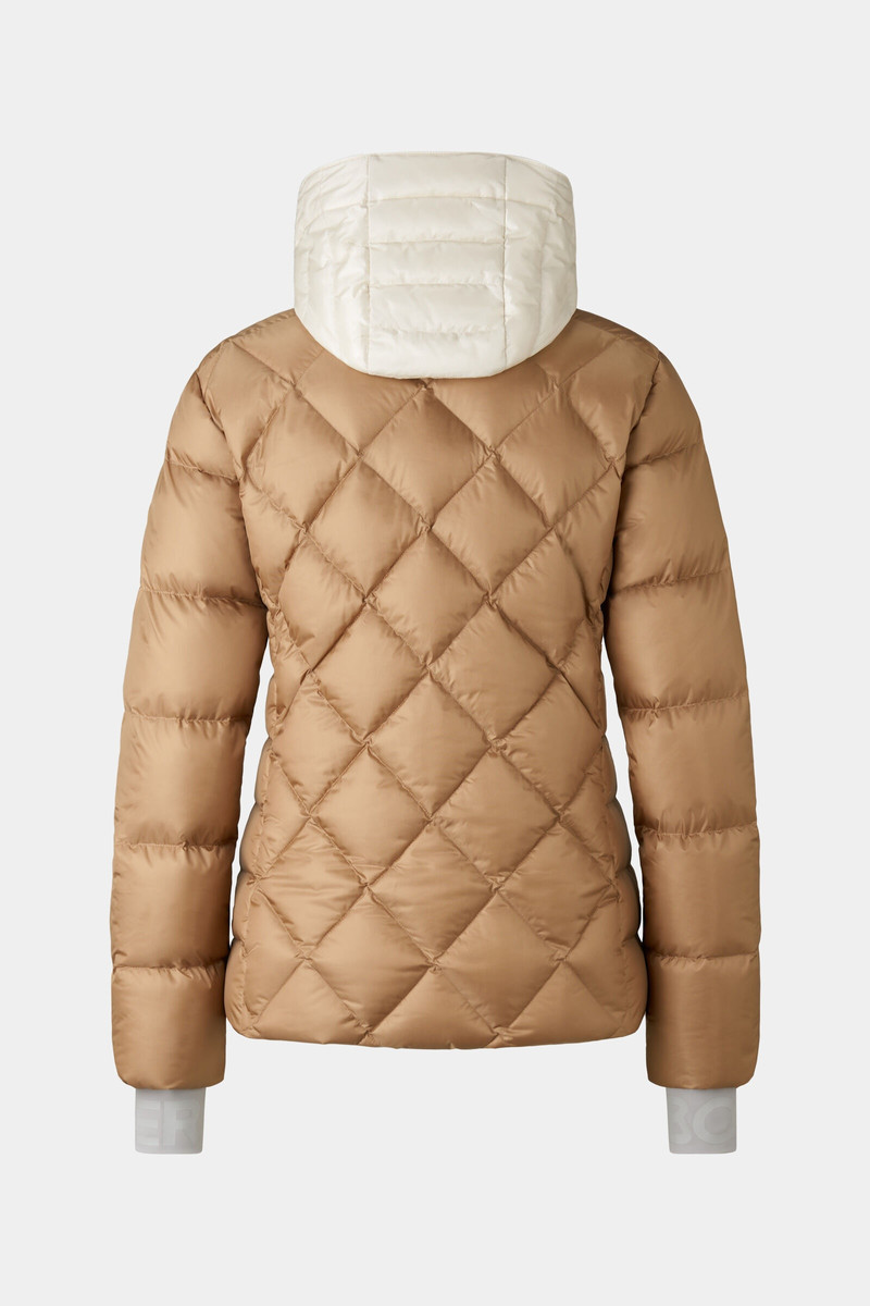 BOGNER Carlie Down ski jacket in Camel outlook